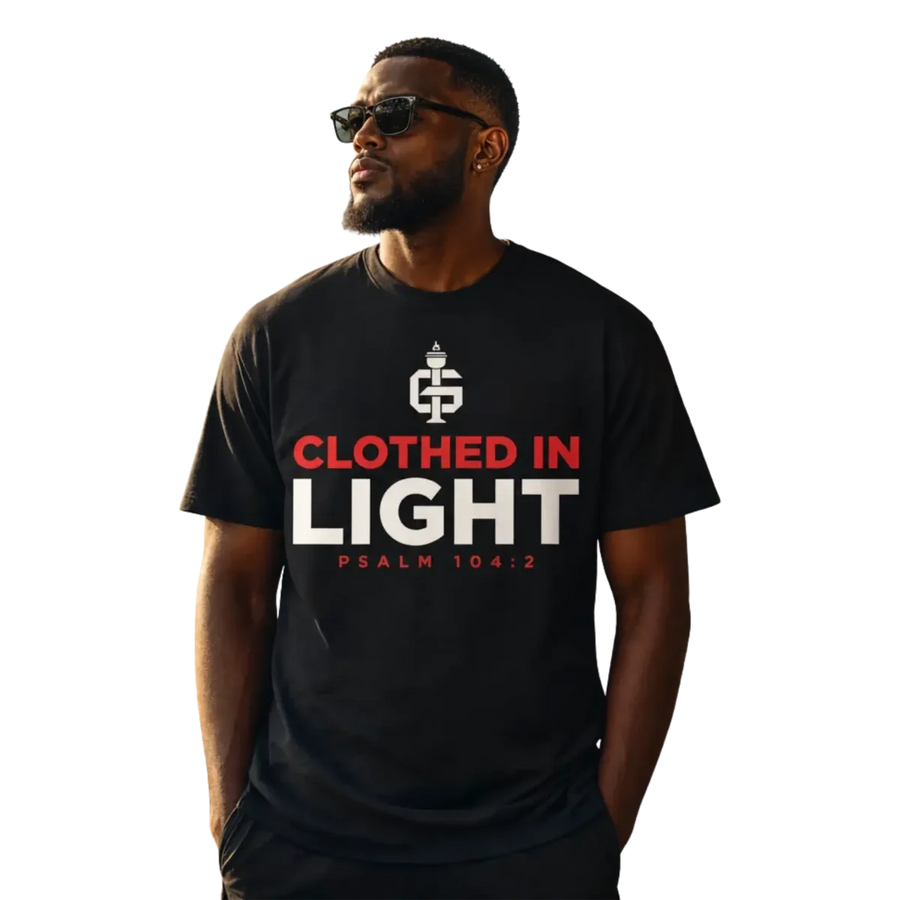 Light tee — Black — alternate view