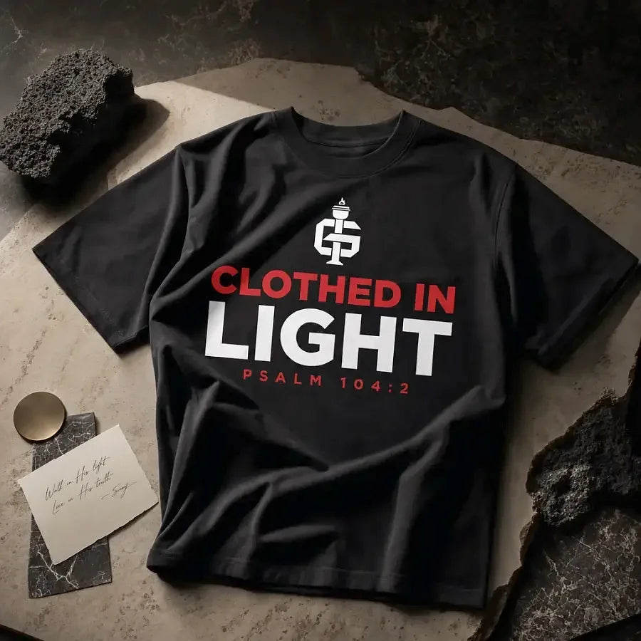 Light tee — Black