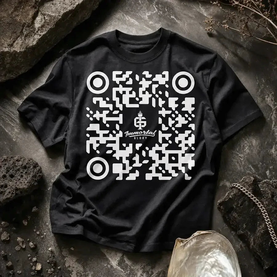 Portal tee — Black