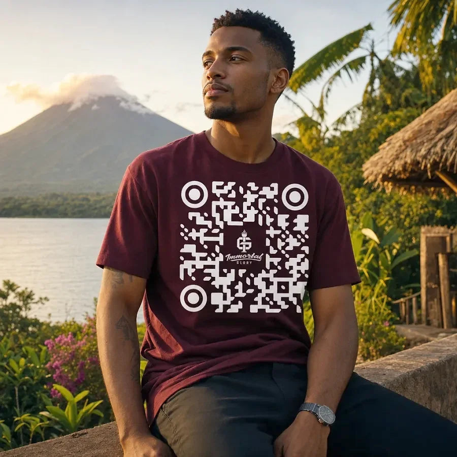 Portal tee — Red — alternate view