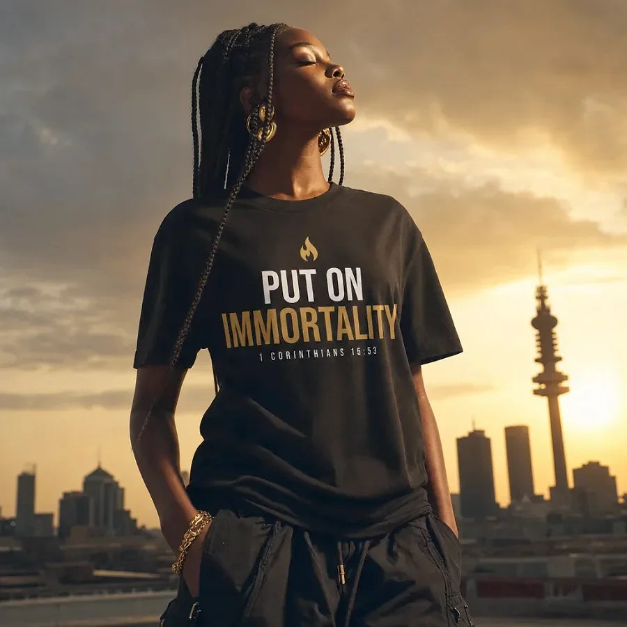 Put On tee — Black — alternate view