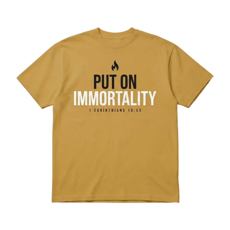 Put On tee — Gold