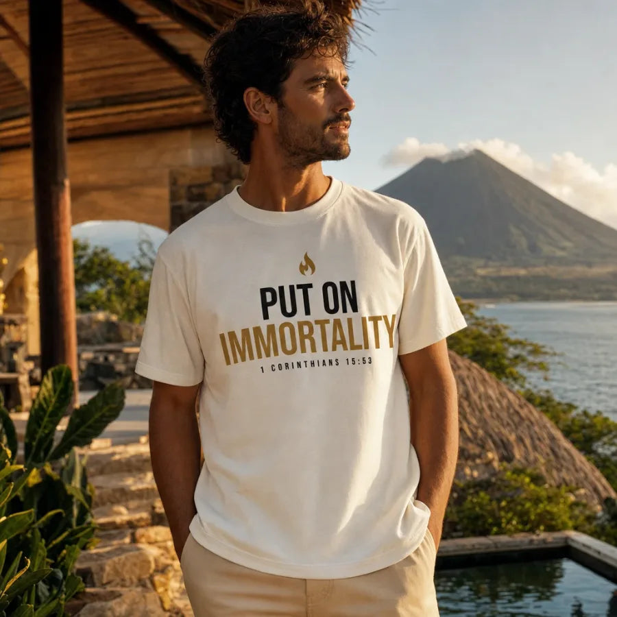 Put On tee — White — alternate view