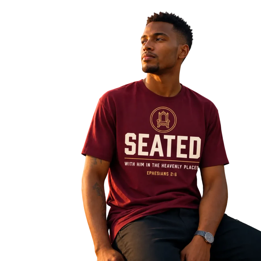 Seated tee — Red — alternate view