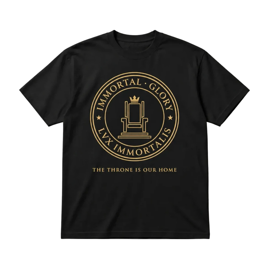 Throne tee — Black