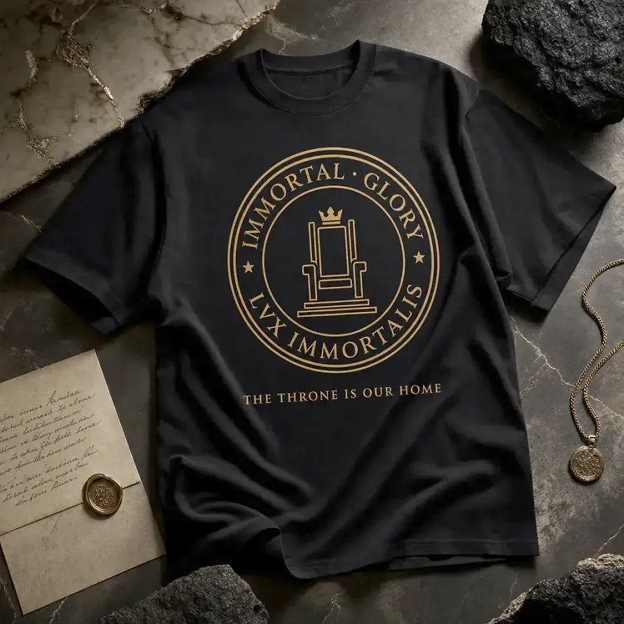 Throne tee — Black