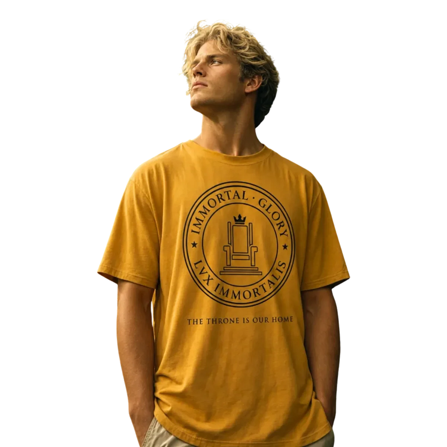 Throne tee — Gold — alternate view