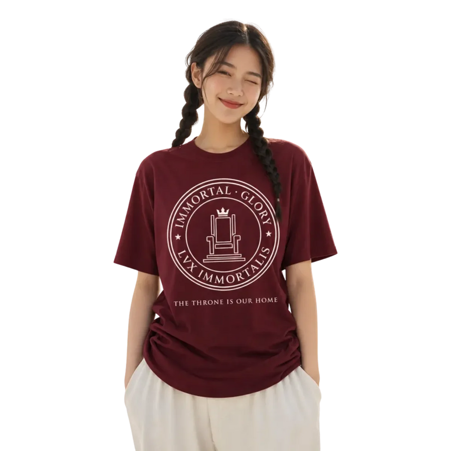 Throne tee — Red — alternate view