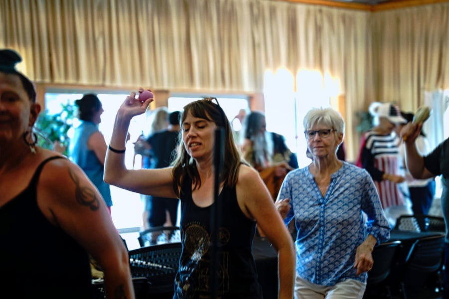 Dancing it out indoors