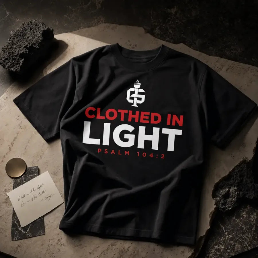 Light tee — Black