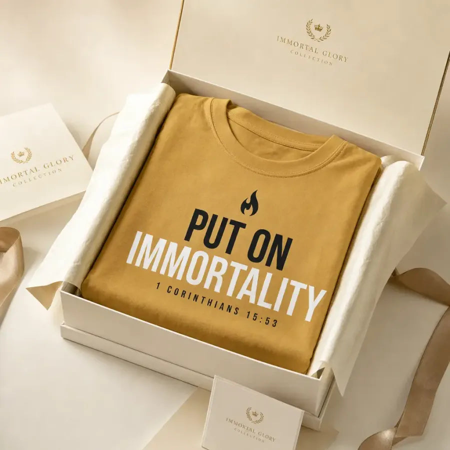 Put On tee — Gold — alternate view