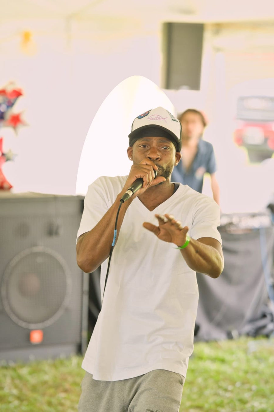 Into the mic