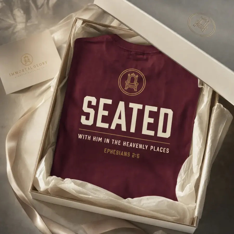 Seated tee — Red — alternate view