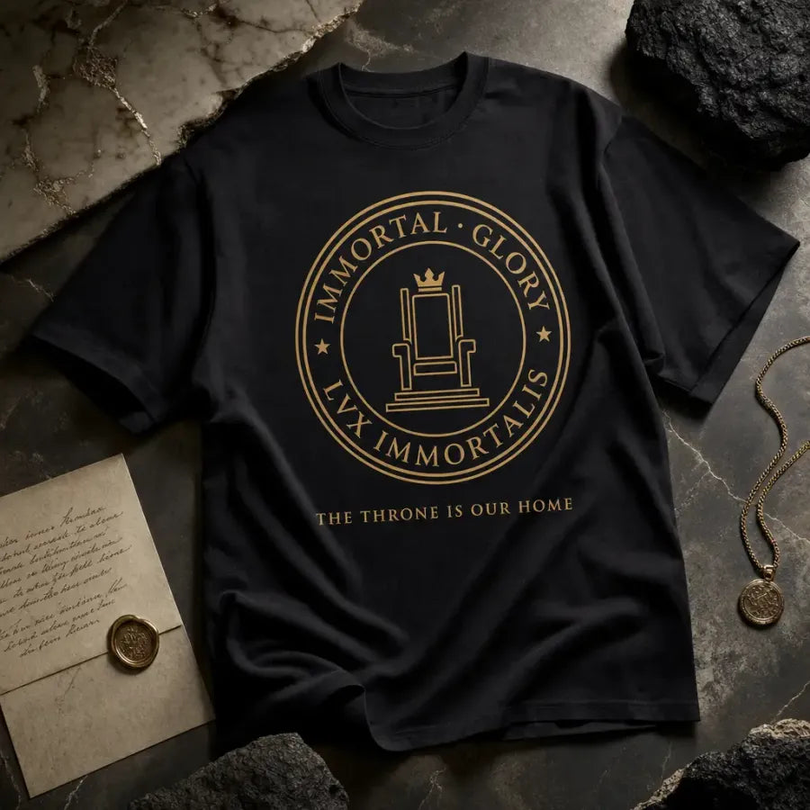 Throne tee — Black