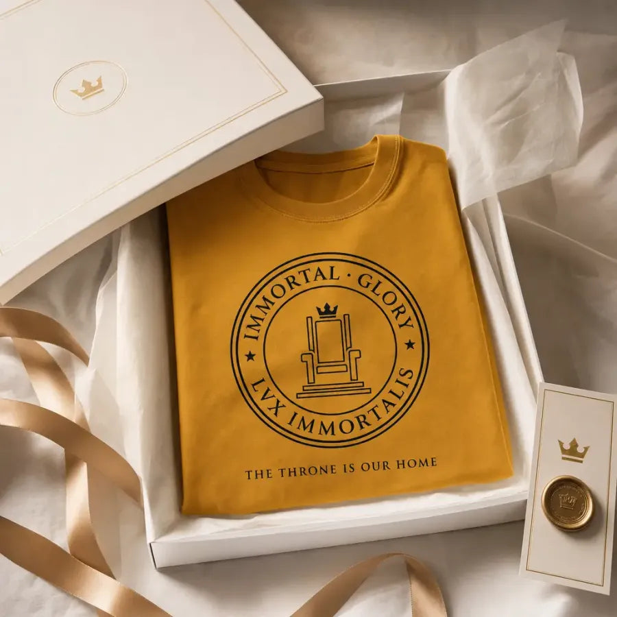 Throne tee — Gold — alternate view