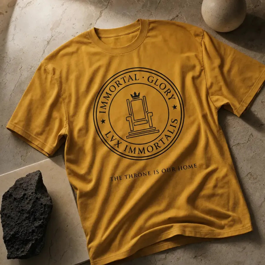 Throne tee — Gold