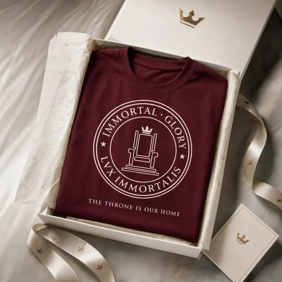 Throne tee — Red — alternate view