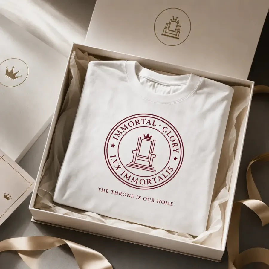 Throne tee — White — alternate view